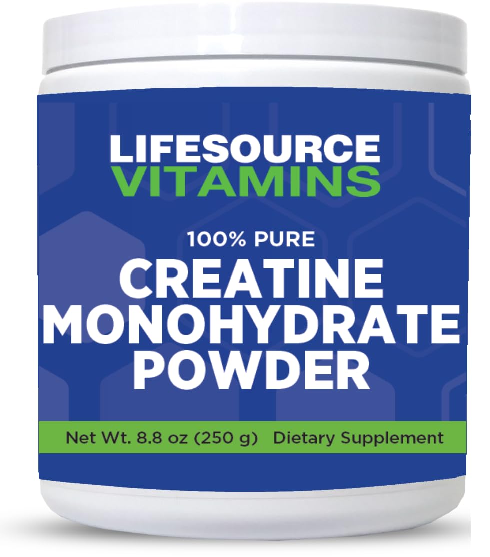 LifeSource Vitamins Creatine Monohydrate Powder 8.8 oz