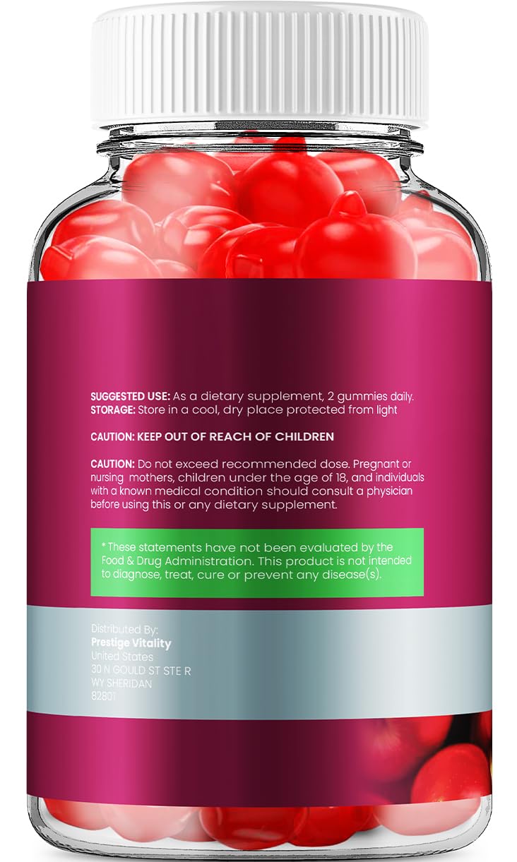 Indelo PureXKeto ACV Gummies Dietary Supplement 60 Gummies