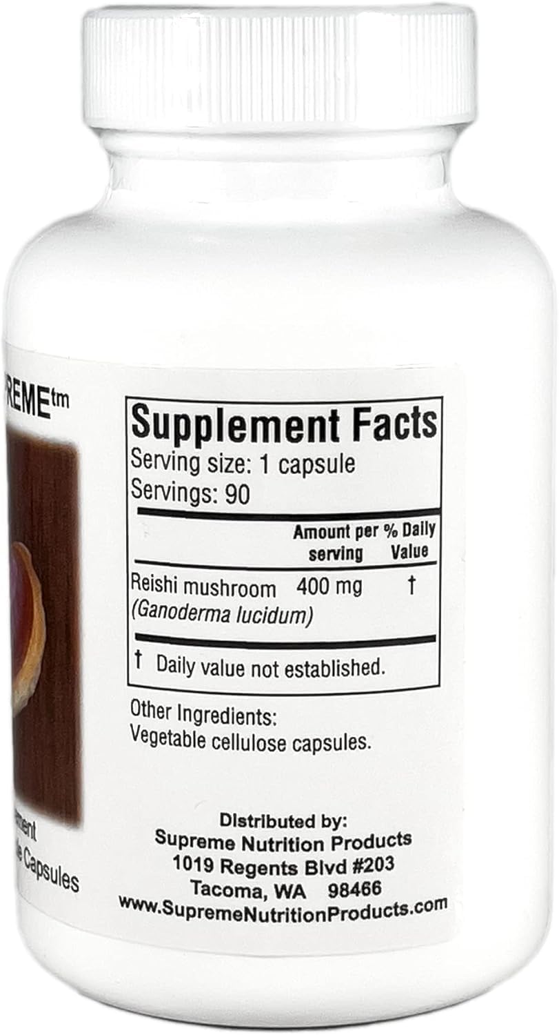 Supreme Nutrition Products Reishi Supreme Capsules 180 Count