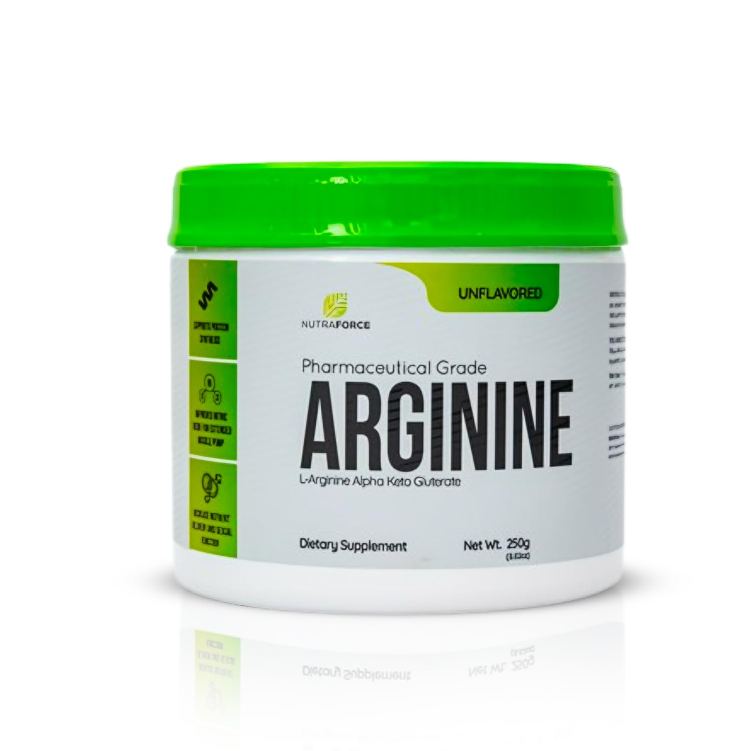NutraForce L-Arginine Alpha-Keto Glutarate Powder, 8.82 oz