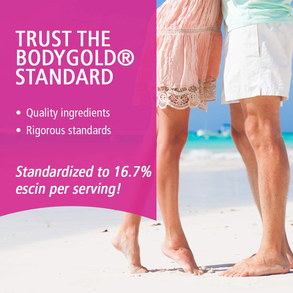 Body Gold Venastat Capsules for Natural Leg Vein Health, 120 Capsules