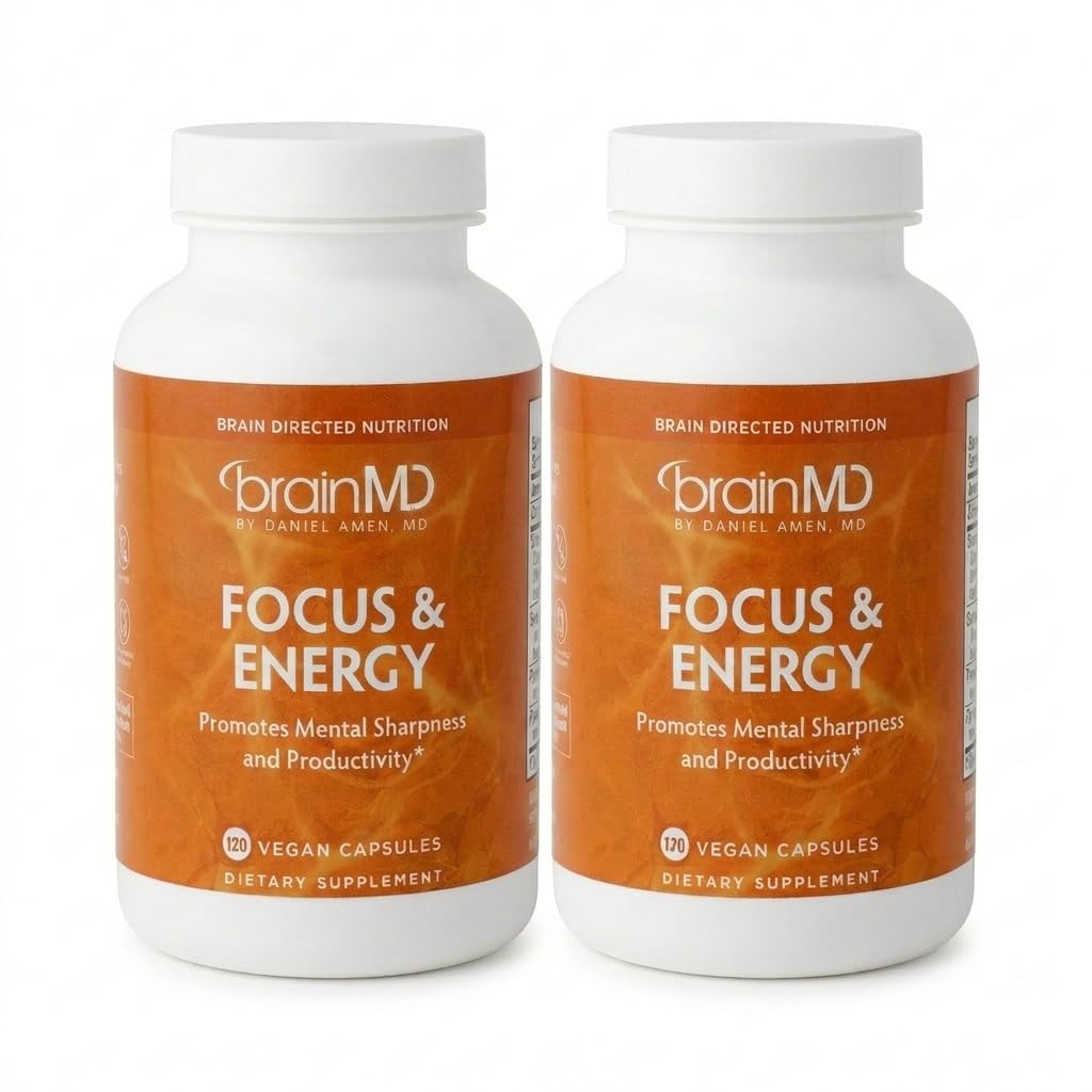 BRAINMD Dr Amen Focus & Energy 240 Capsules