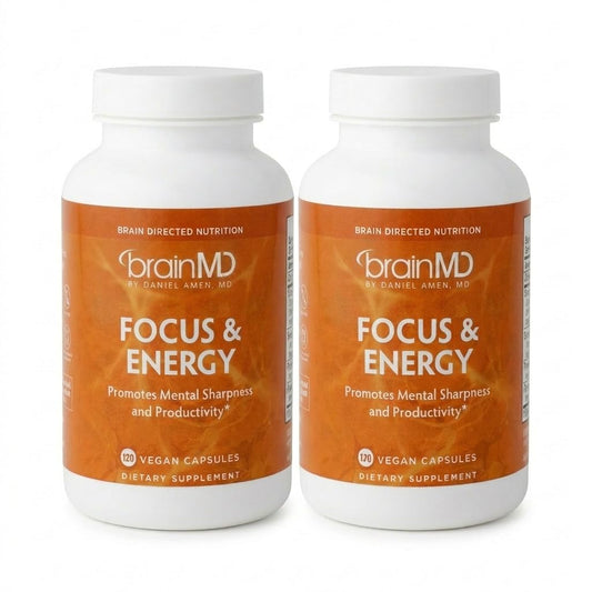BRAINMD Dr Amen Focus & Energy 240 Capsules
