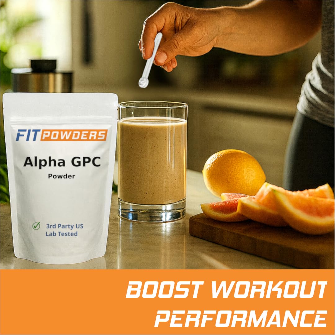 FitPowders Alpha GPC Powder Supplement, 8.8 oz