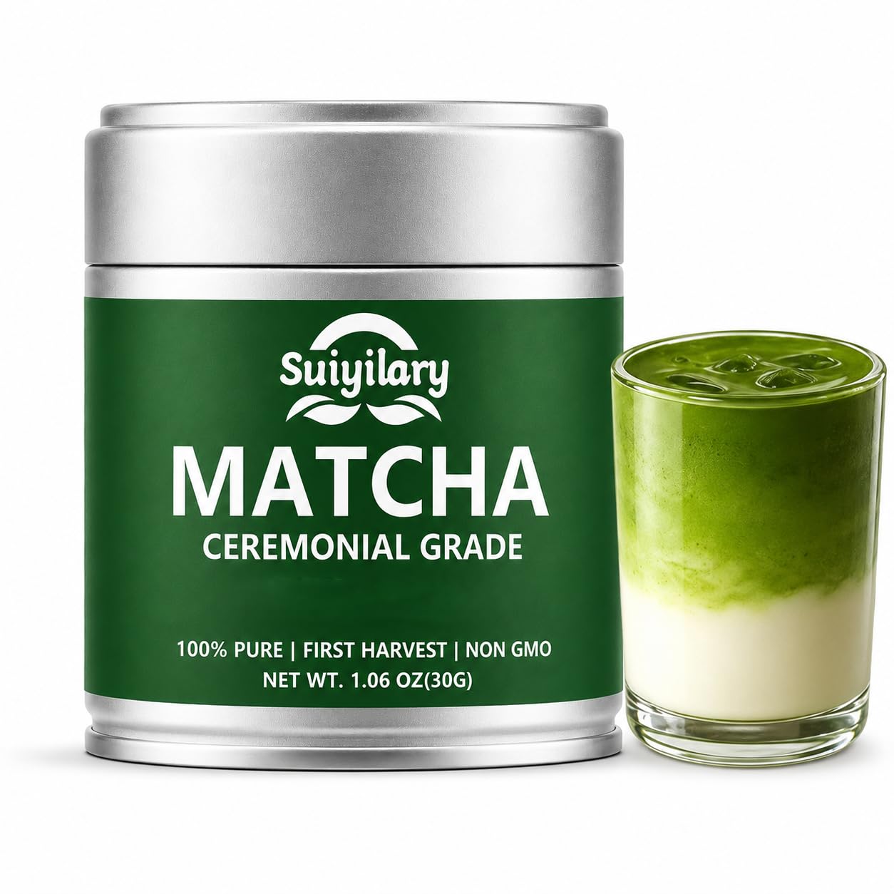 Suiyilary Ceremonial Grade Matcha Powder 1.06 oz