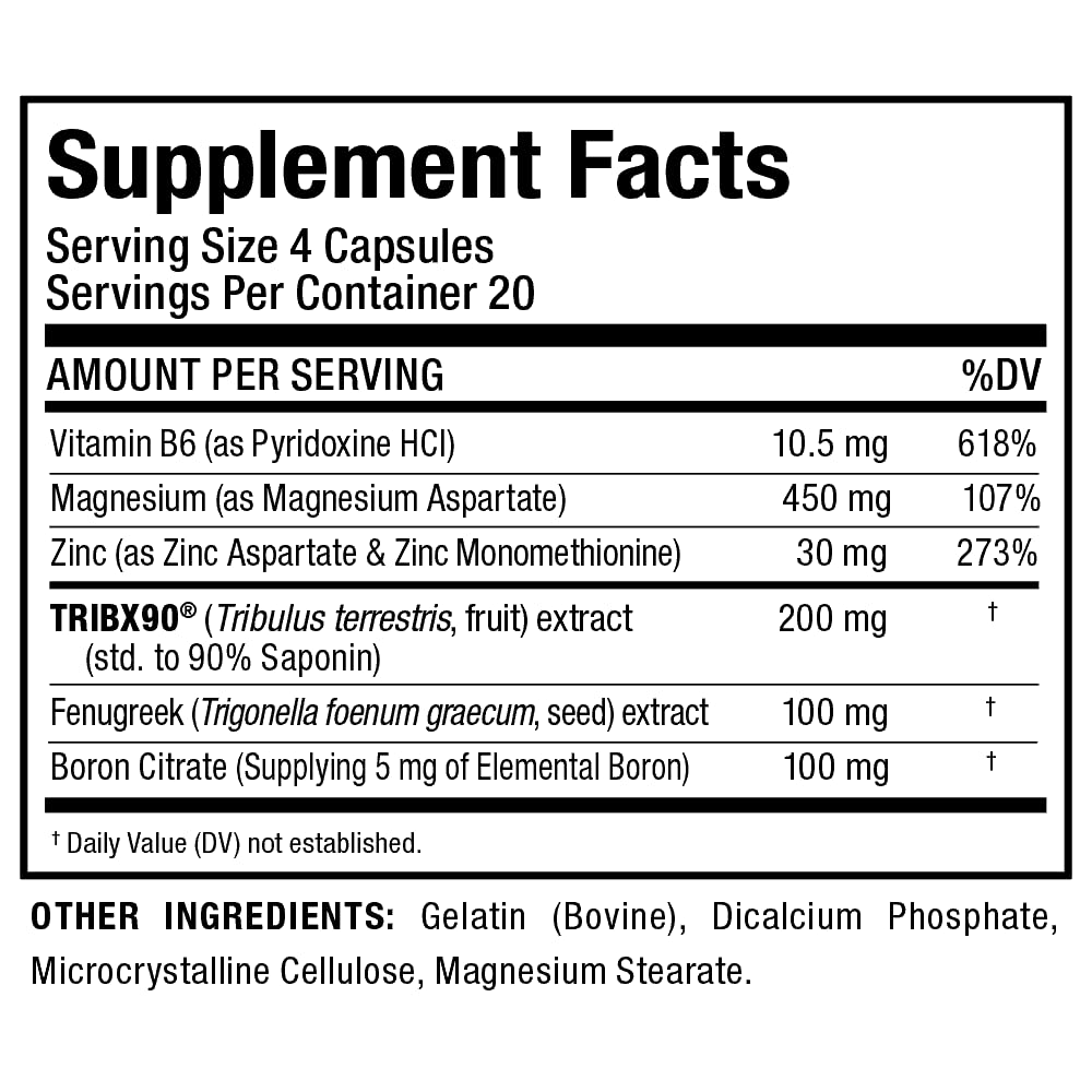 ALLMAX TESTOFX Sport Testosterone Support Formula 80 Capsules