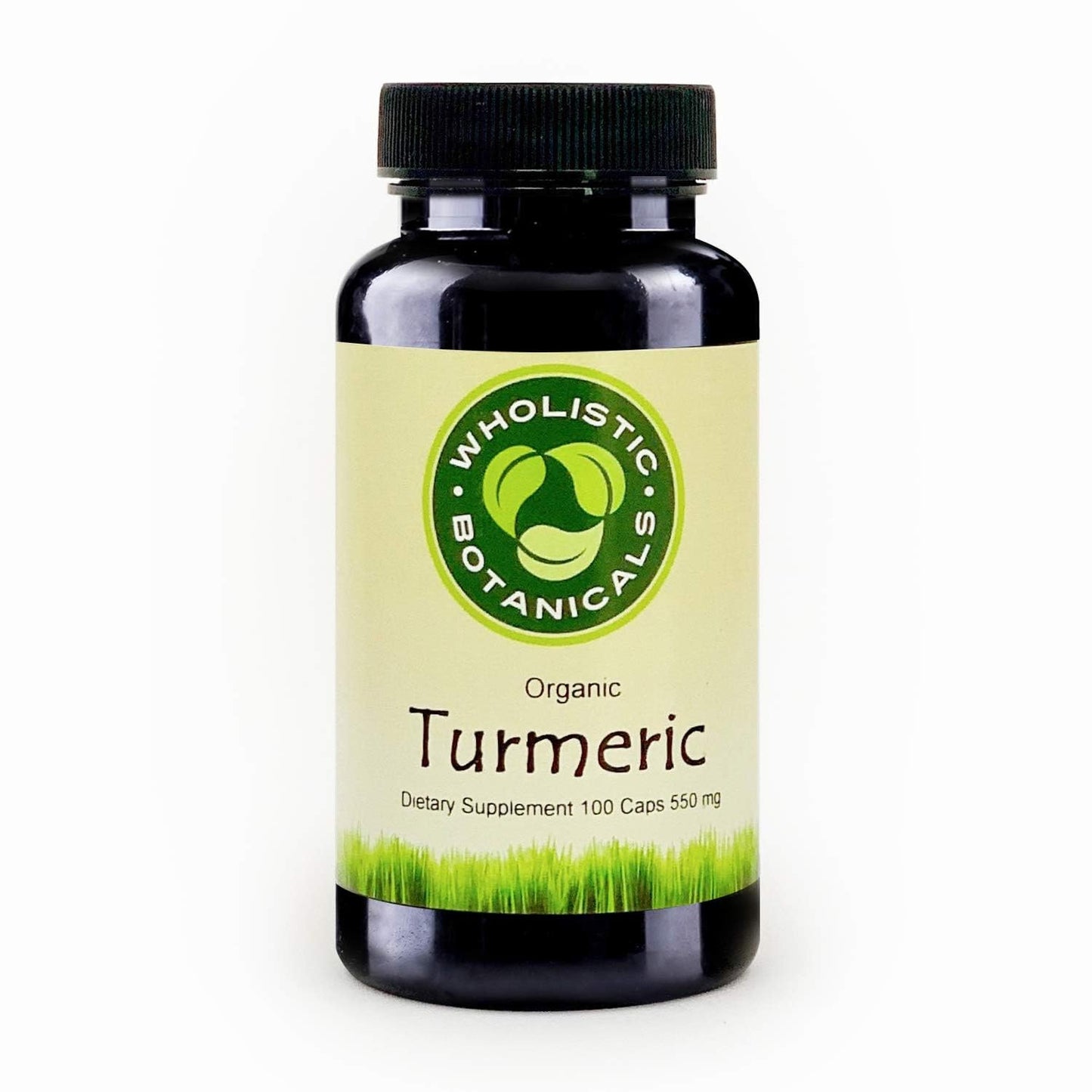 Wholistic Botanicals Turmeric Curcumin Supplement Capsules 100
