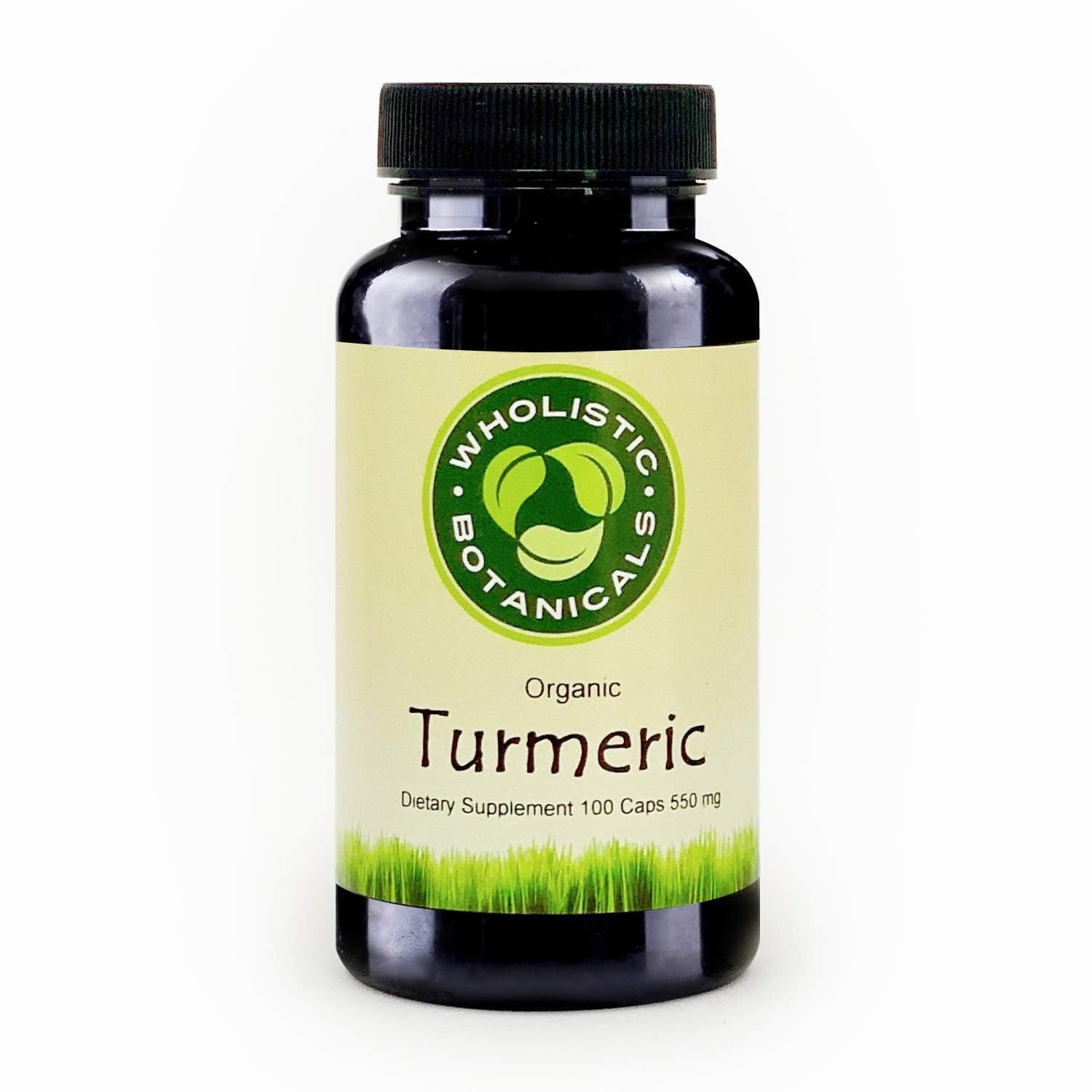 Wholistic Botanicals Turmeric Curcumin Supplement Capsules 100