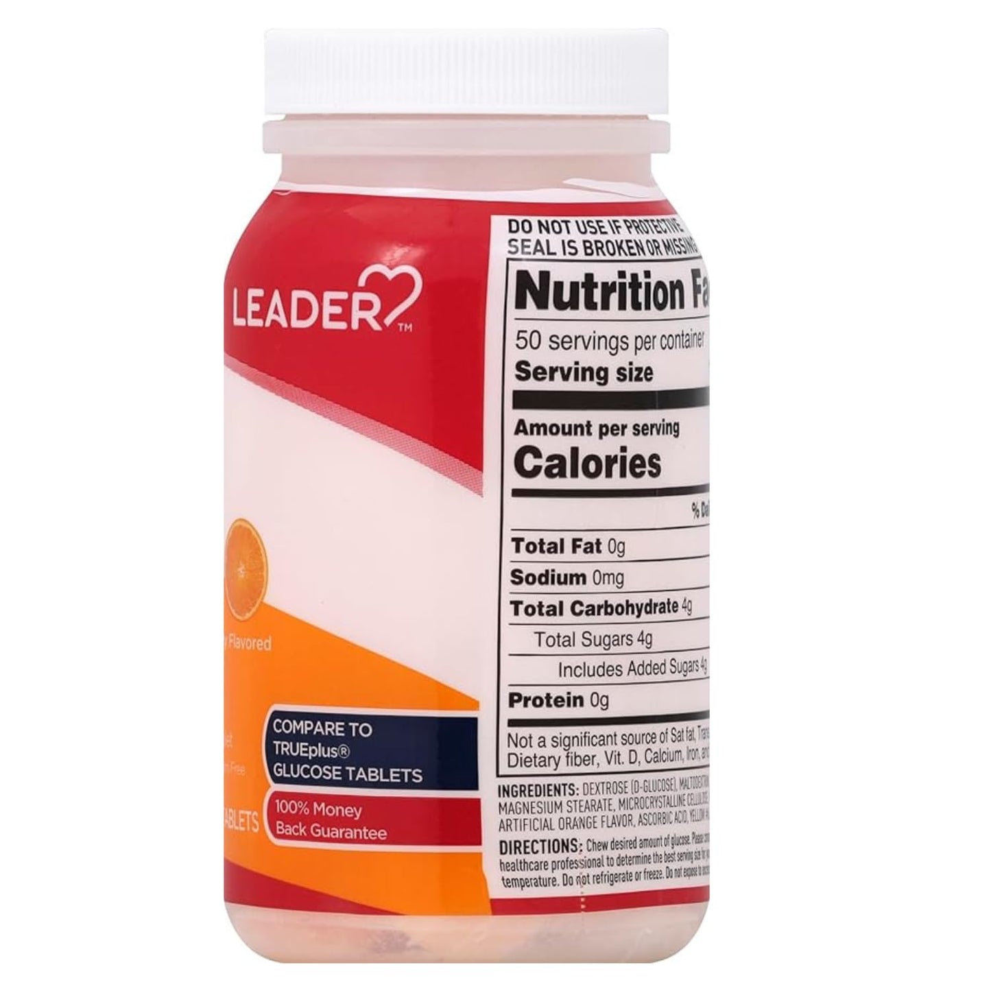 Leader Glucose Tablets Tablet 50