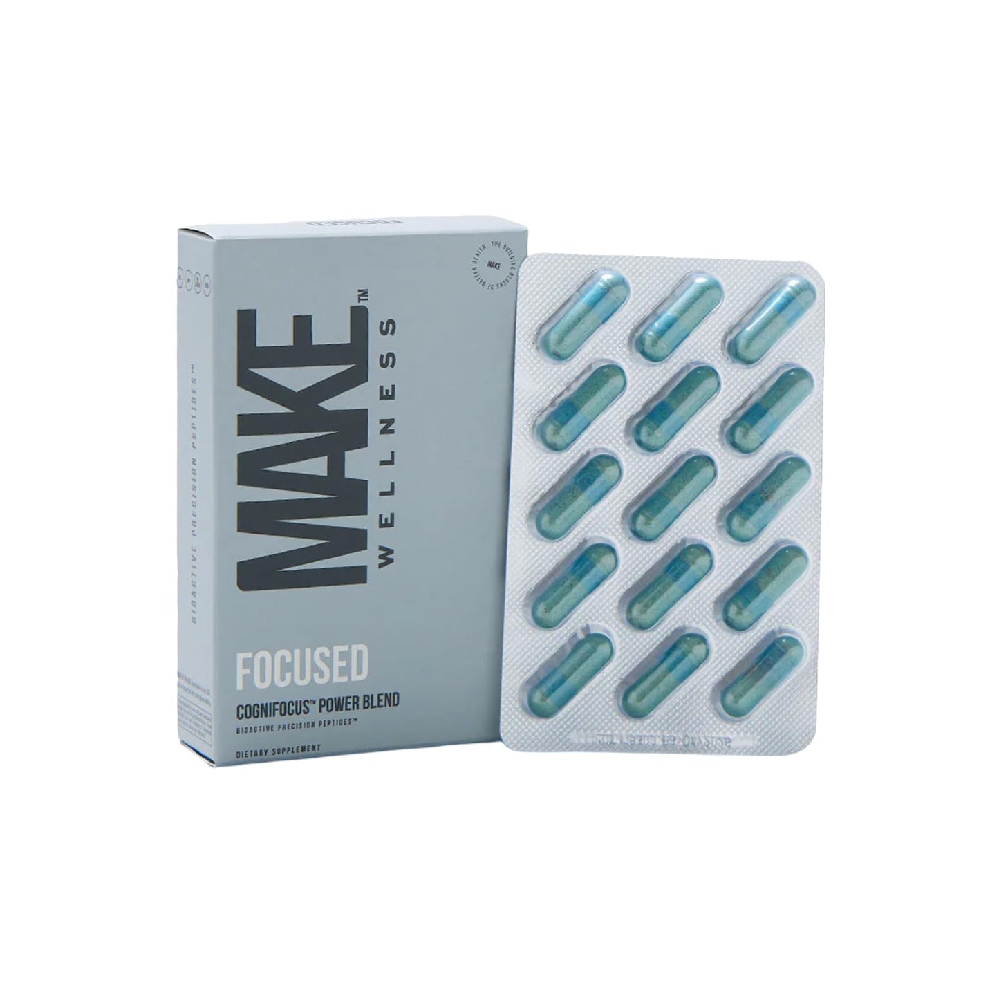 Make Wellness Focused Brain Support Formula 30 Capsules