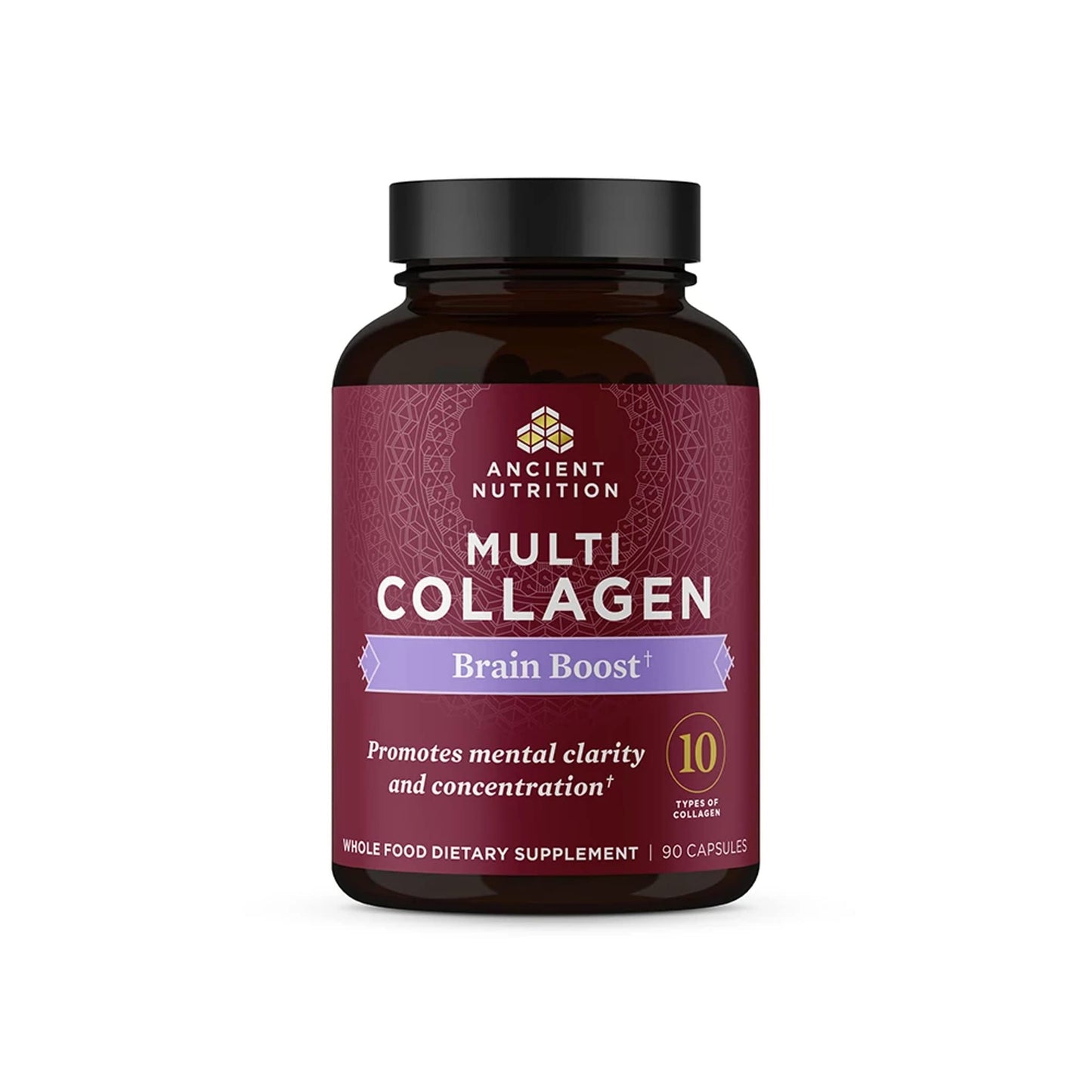Ancient Nutrition Collagen Protein Brain Boost Capsules, 90 Count