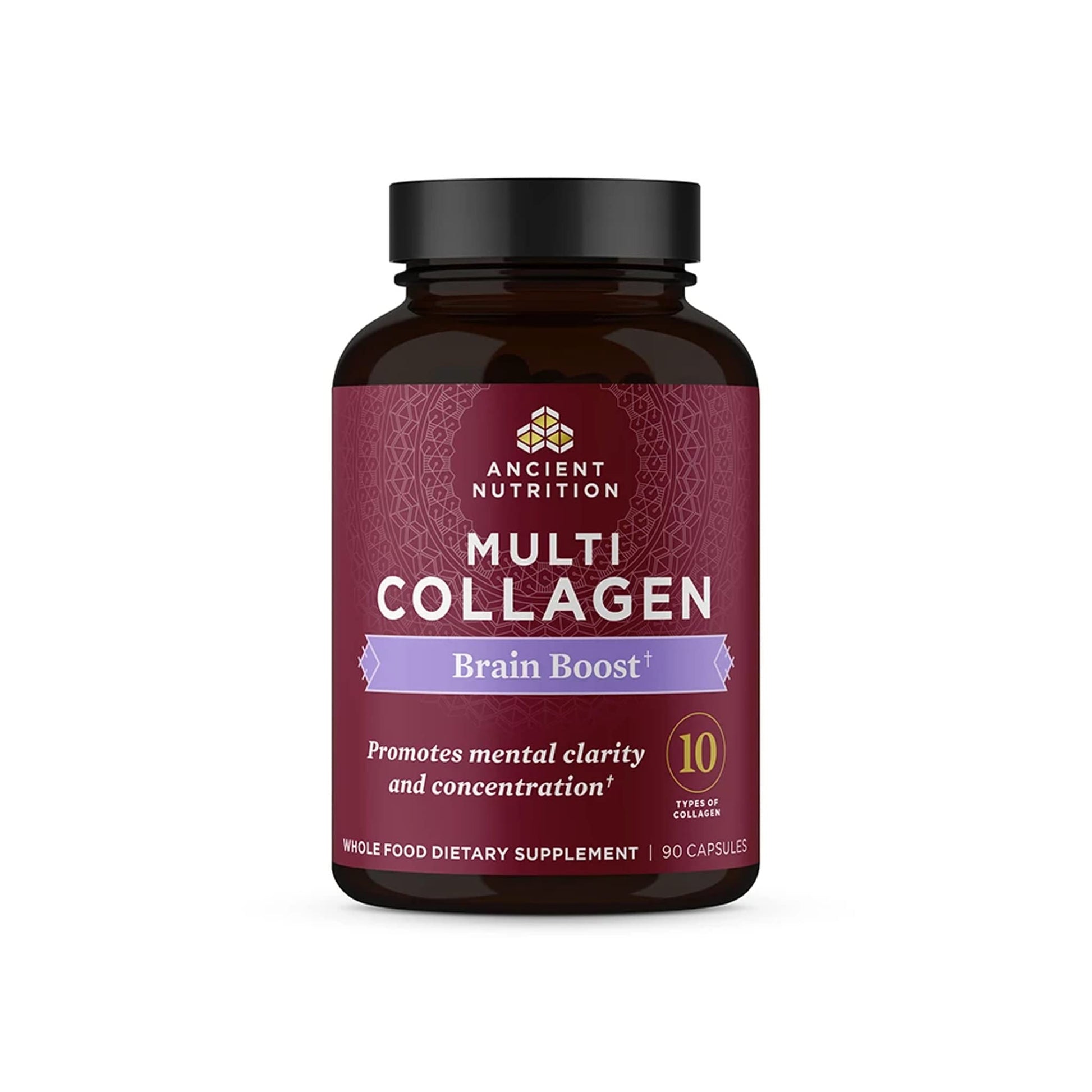 Ancient Nutrition Collagen Protein Brain Boost Capsules, 90 Count