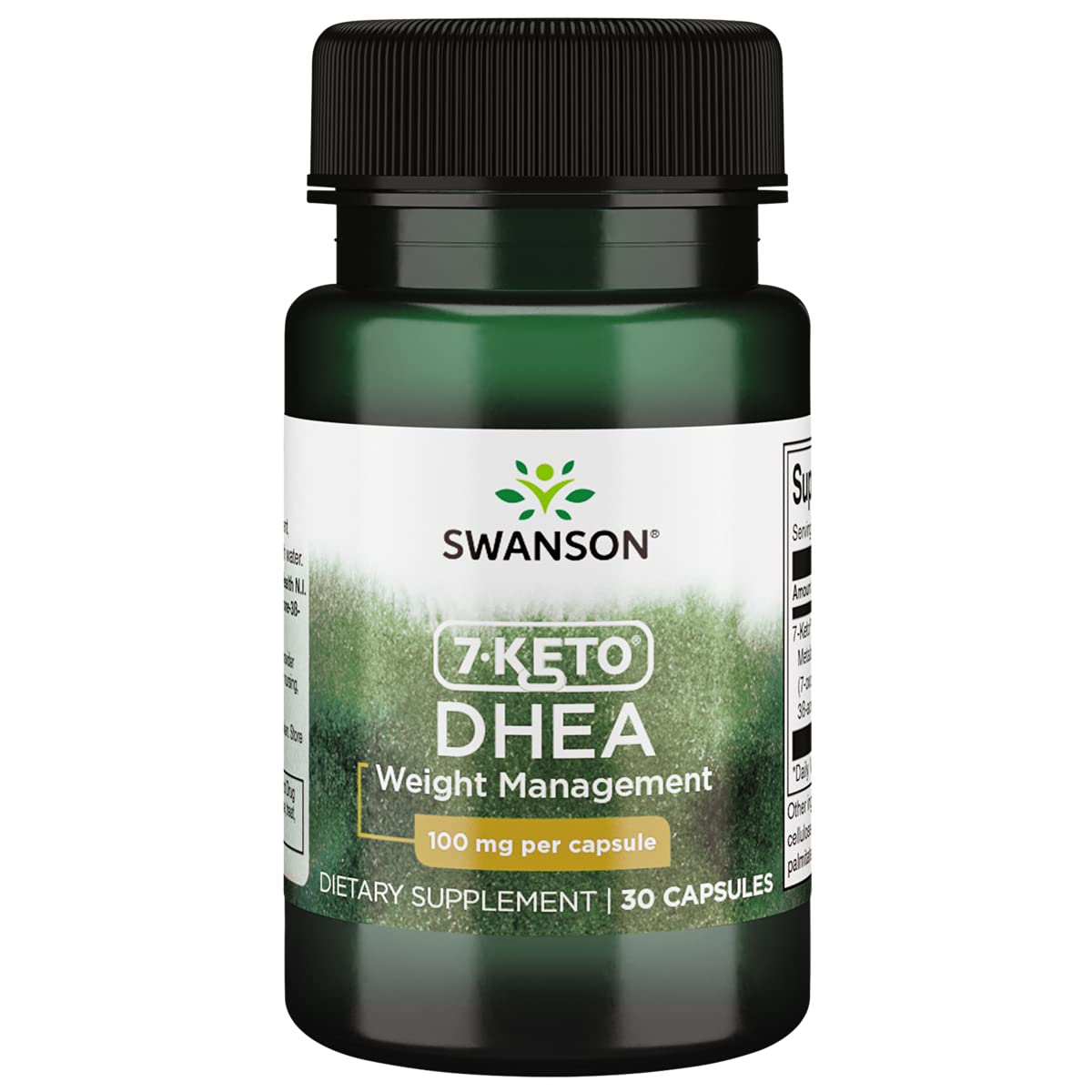 Swanson Diet 7-Keto DHEA 100 mg Capsules, 30 Count