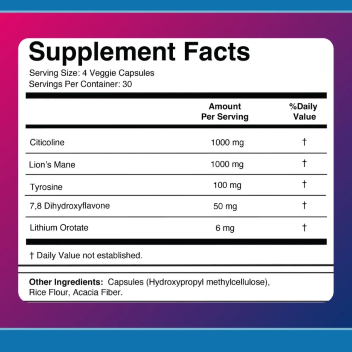 Divine Health Dr. Colbert, MD Brain Zone Advanced Capsule, 1 Capsule