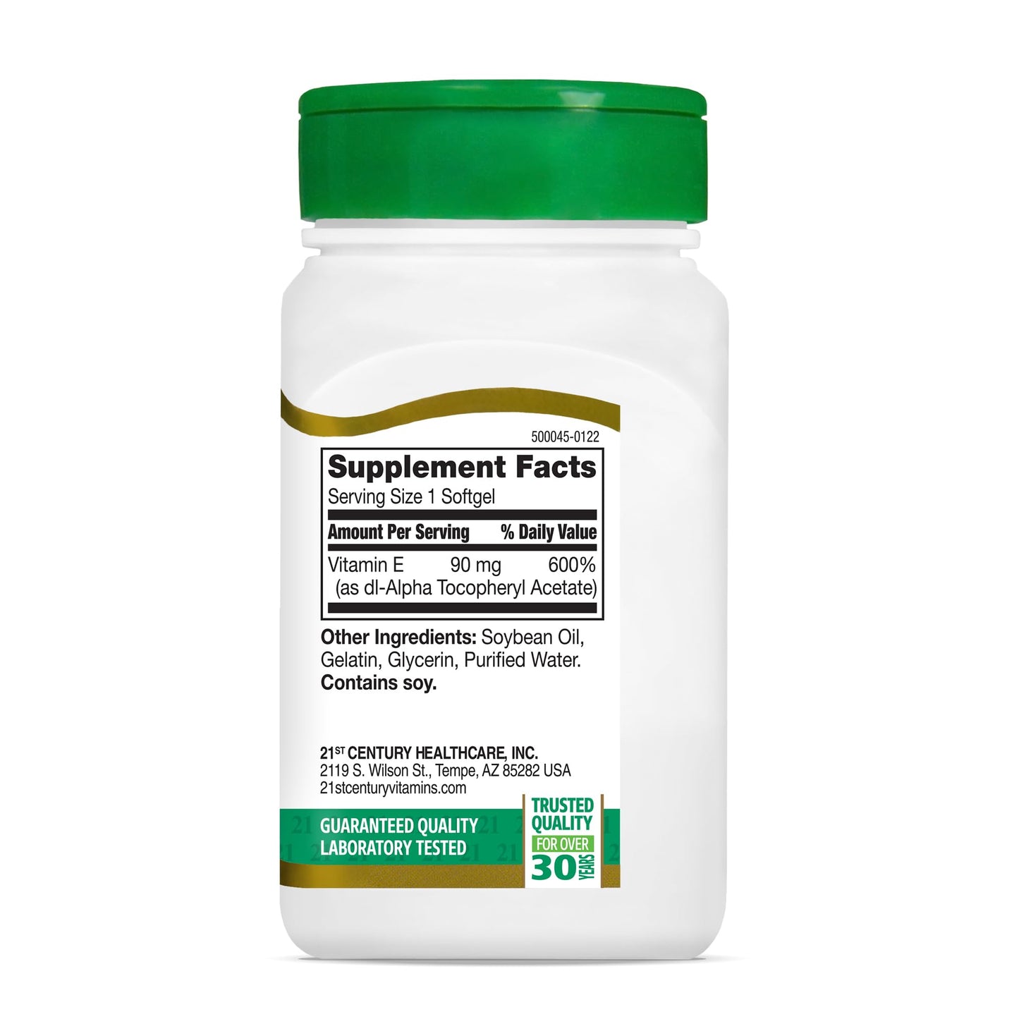 21st Century E 200 I.U. (Dl-Alpha) Vitamin E Softgels, 220 Count