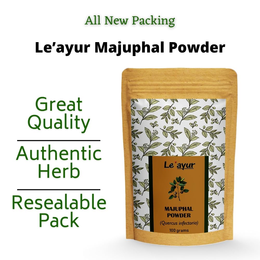 Le'ayur Majuphal (Quercus infectoria) Powder 3.53 Ounce