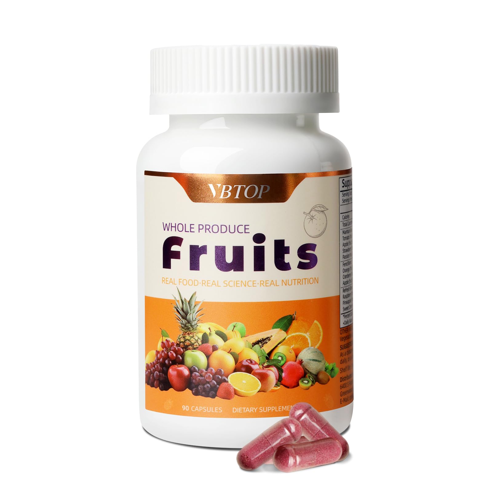 VBTOP Fruit- Nutritional Supplement 90 Capsules