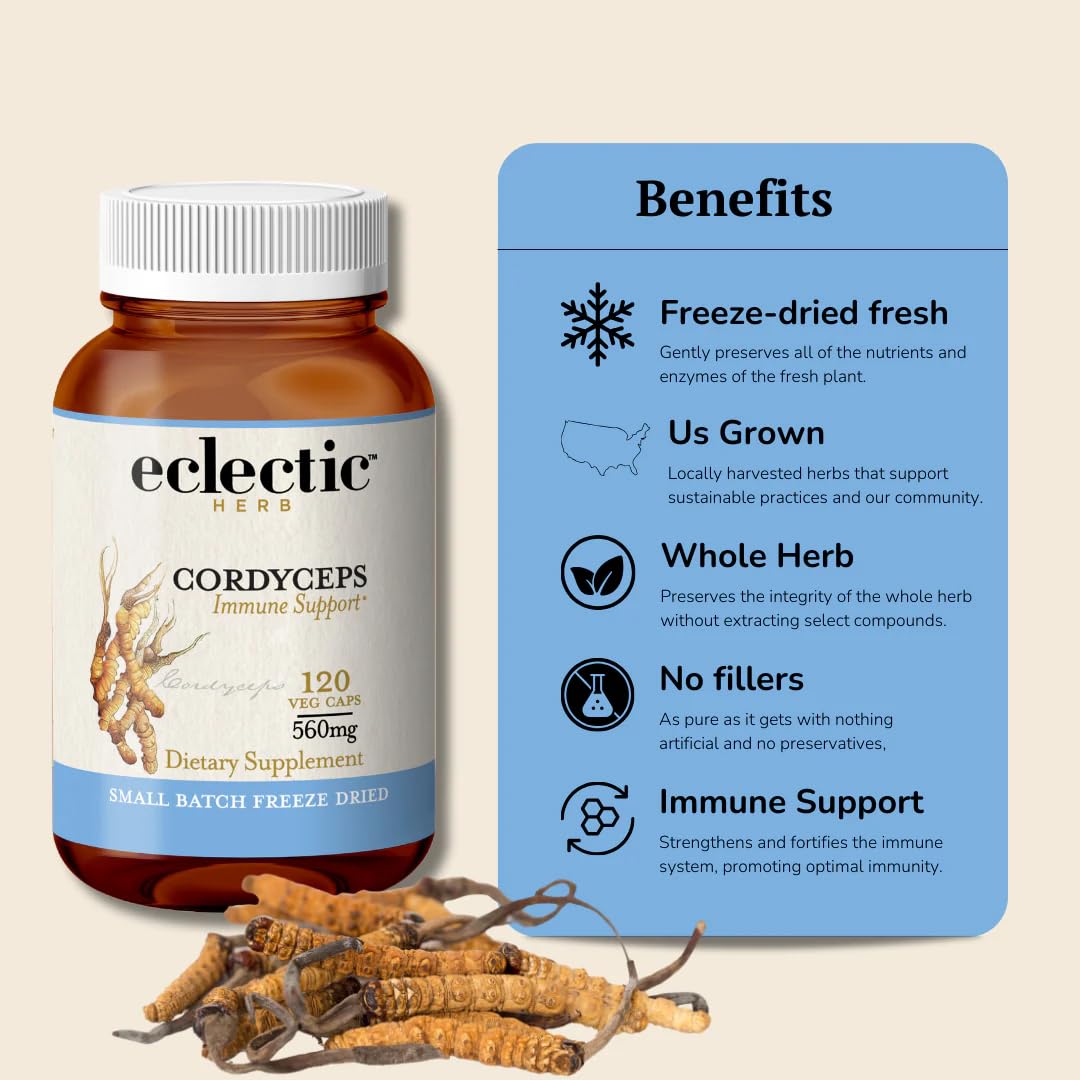 Eclectic Institute Cordyceps FDV Capsules 120