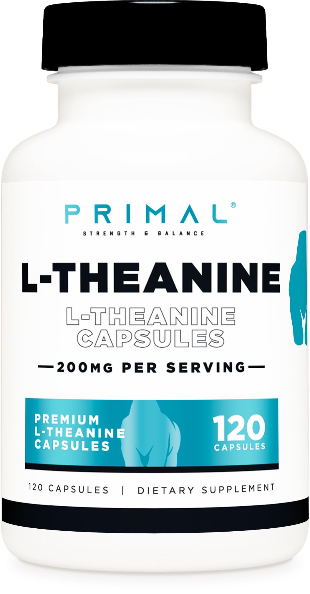 Primal L-Theanine Capsules 120 Capsules