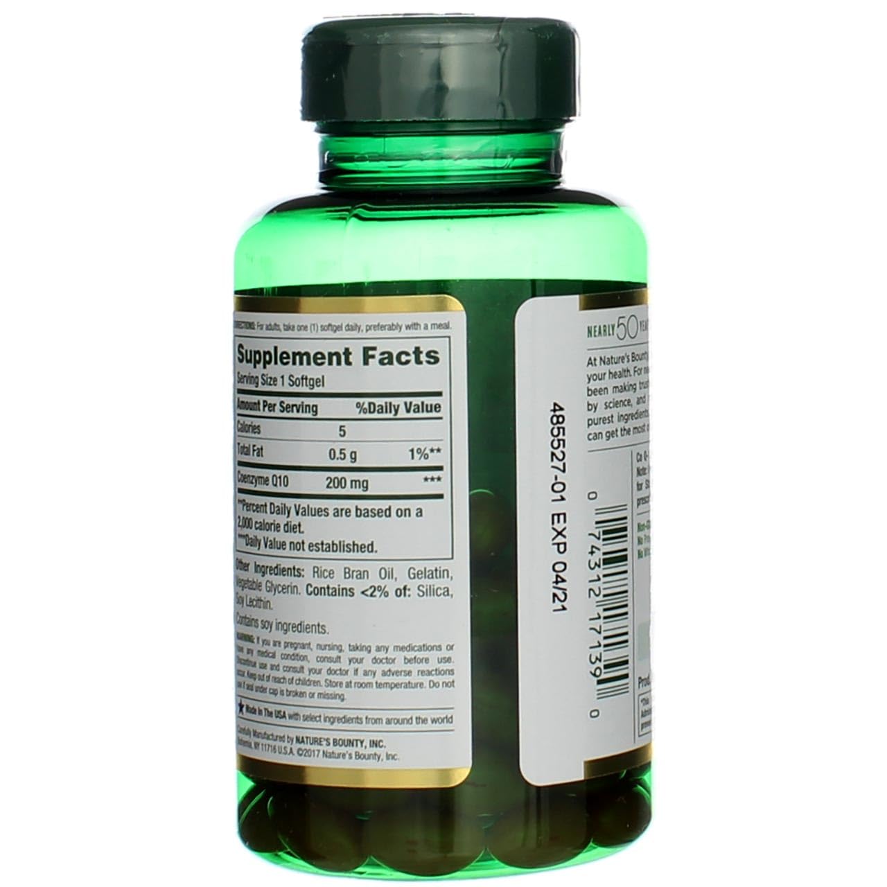 Nature's Bounty Co Q-10 200 mg Tablet, 160 Tablets