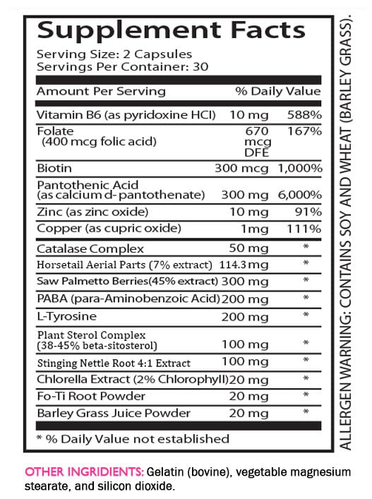 SWAN LIFE ESSENTIALS Anti Gray Hair Complex Capsules 60 Count
