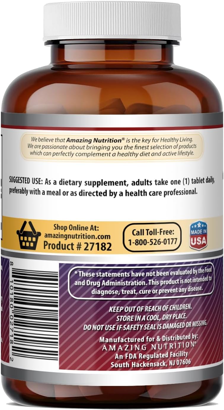Amazing Nutrition Inositol 1000mg Supplement Tablets 1 Tablet