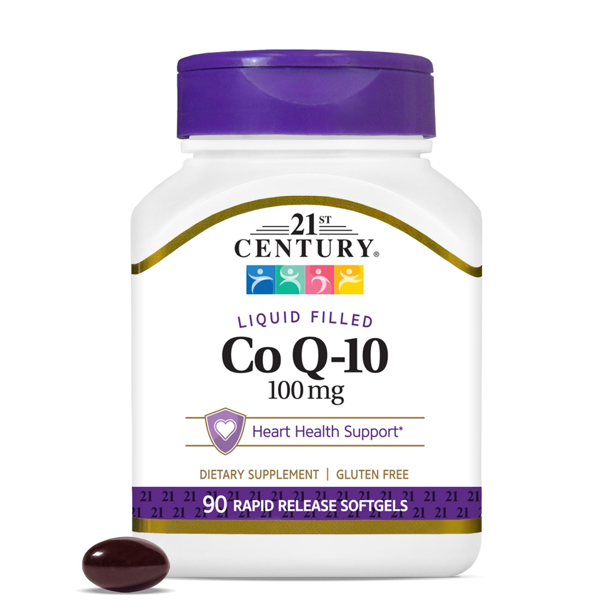 21st Century Co Q10 100 mg Softgels, 90 Count