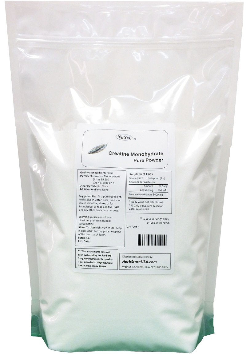 NuSci Creatine Monohydrate Crystalline Powder 80