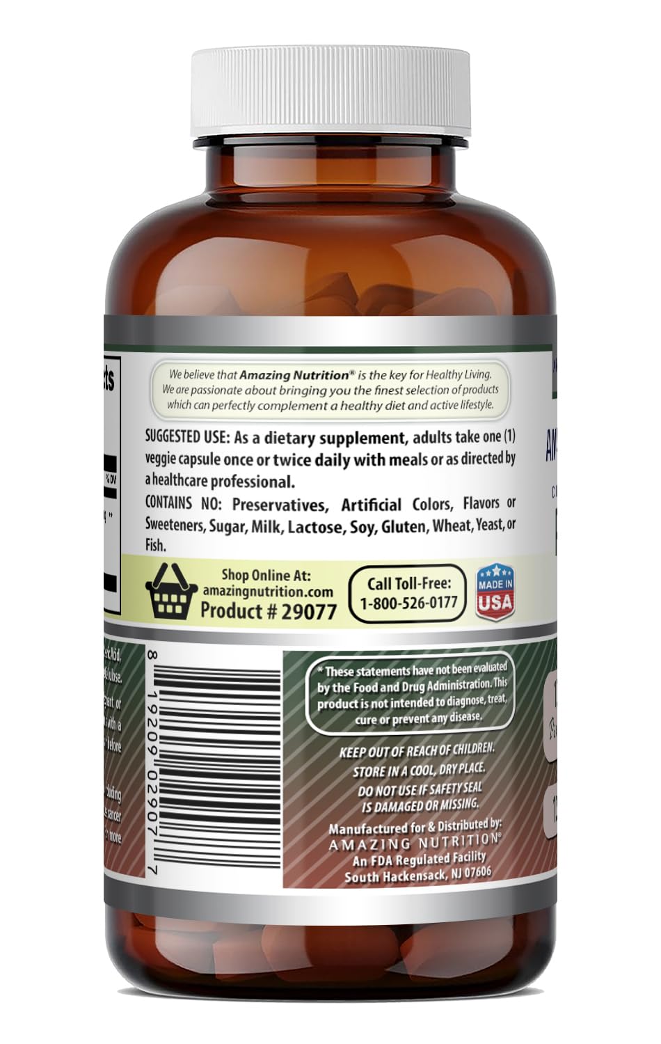 Amazing Nutrition Pine Bark Extract 100 Mg Capsules 120 Count