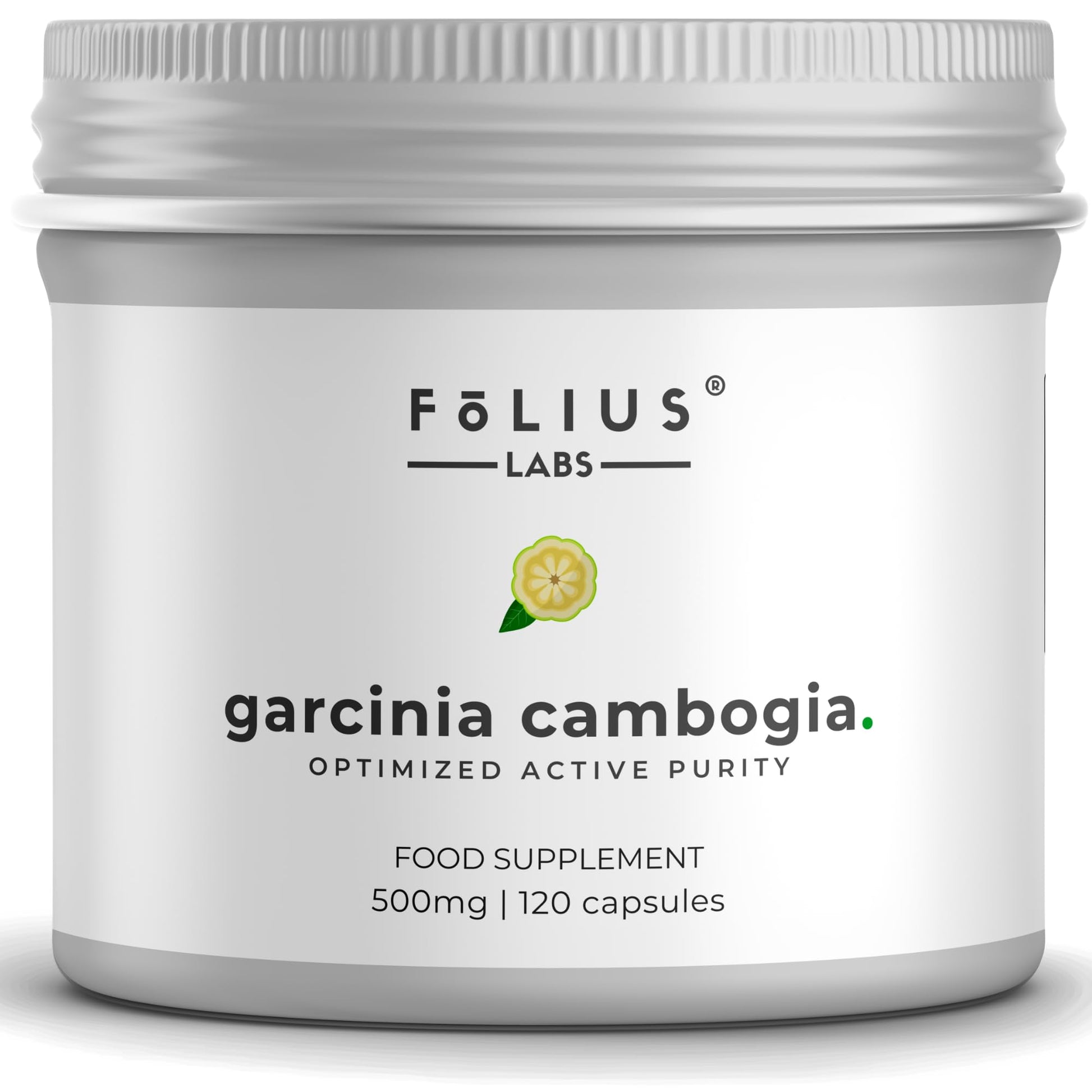 FOLIUS LABS Garcinia Cambogia Extract Supplement Capsule, 120 Capsules