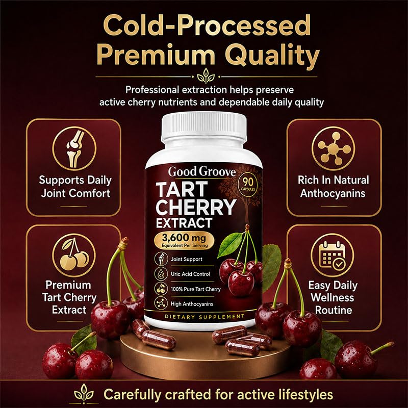 Petalsmooth Good Groove Tart Cherry Extract Softgel 1 Count
