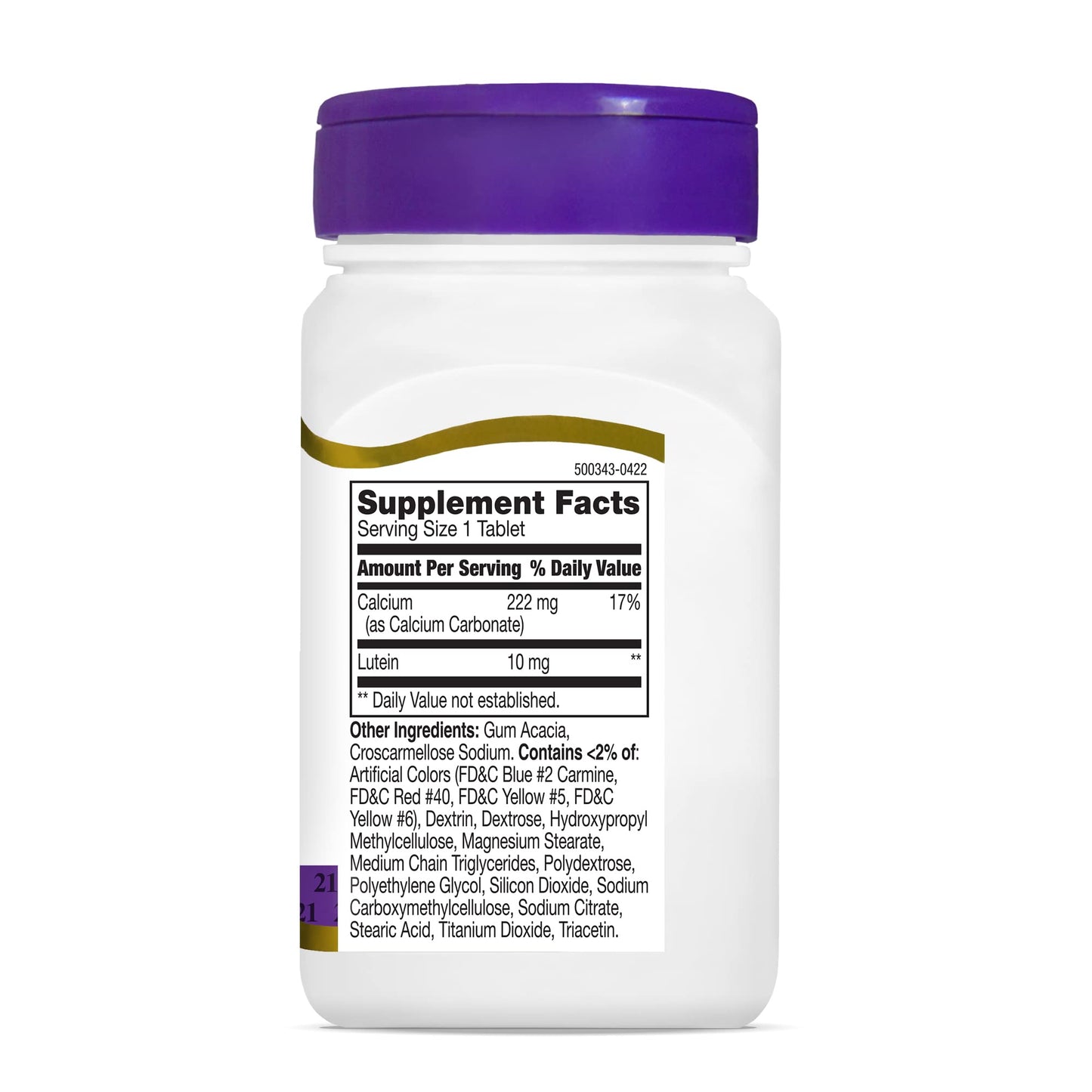 21st Century Lutein 10 mg Tablets, 120 Tablets
