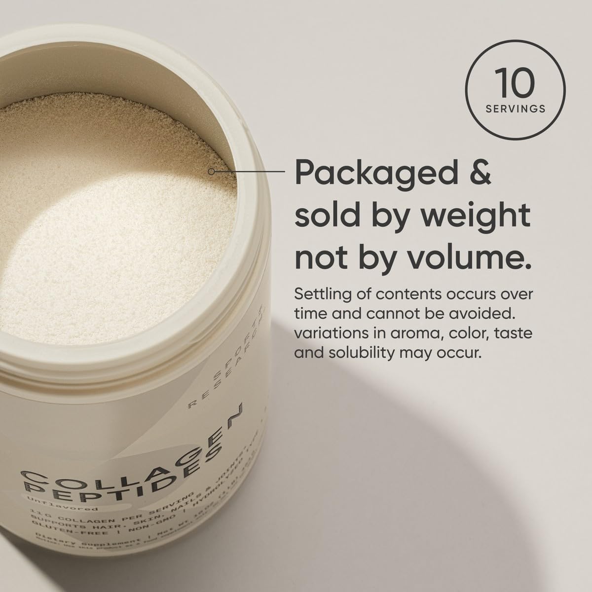 Sports Research Collagen Peptides Powder 3.9 oz