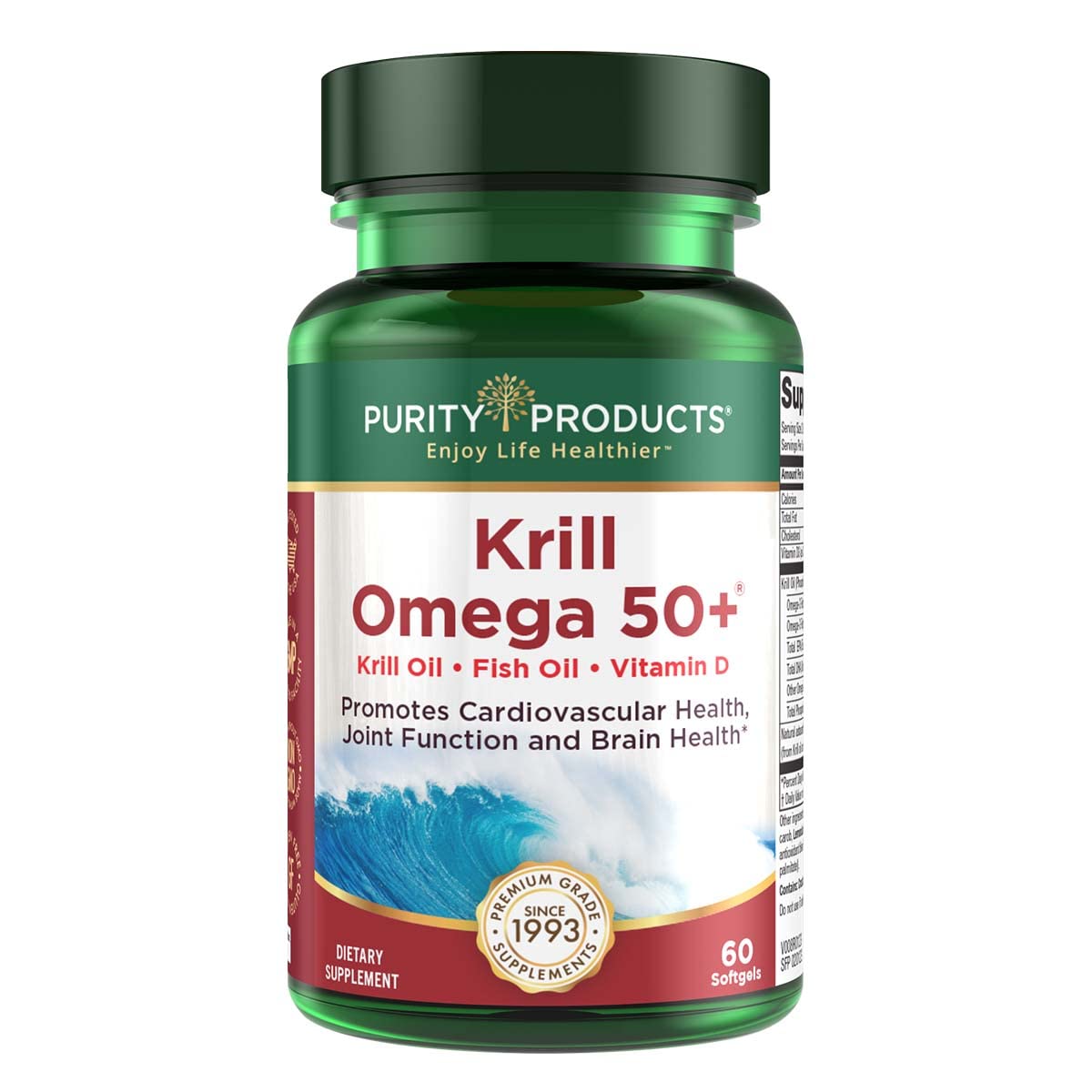 Purity Products Krill Omega 50 Softgels 60 Count