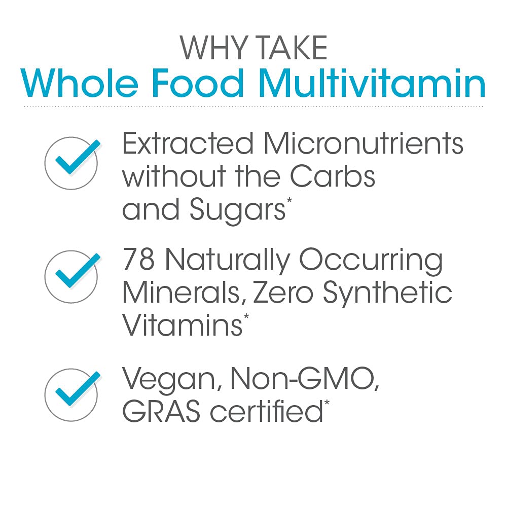 Silver Fern Whole Food Daily Multi Vitamin with Trace Mineral Blend Capsule 2 Bottles