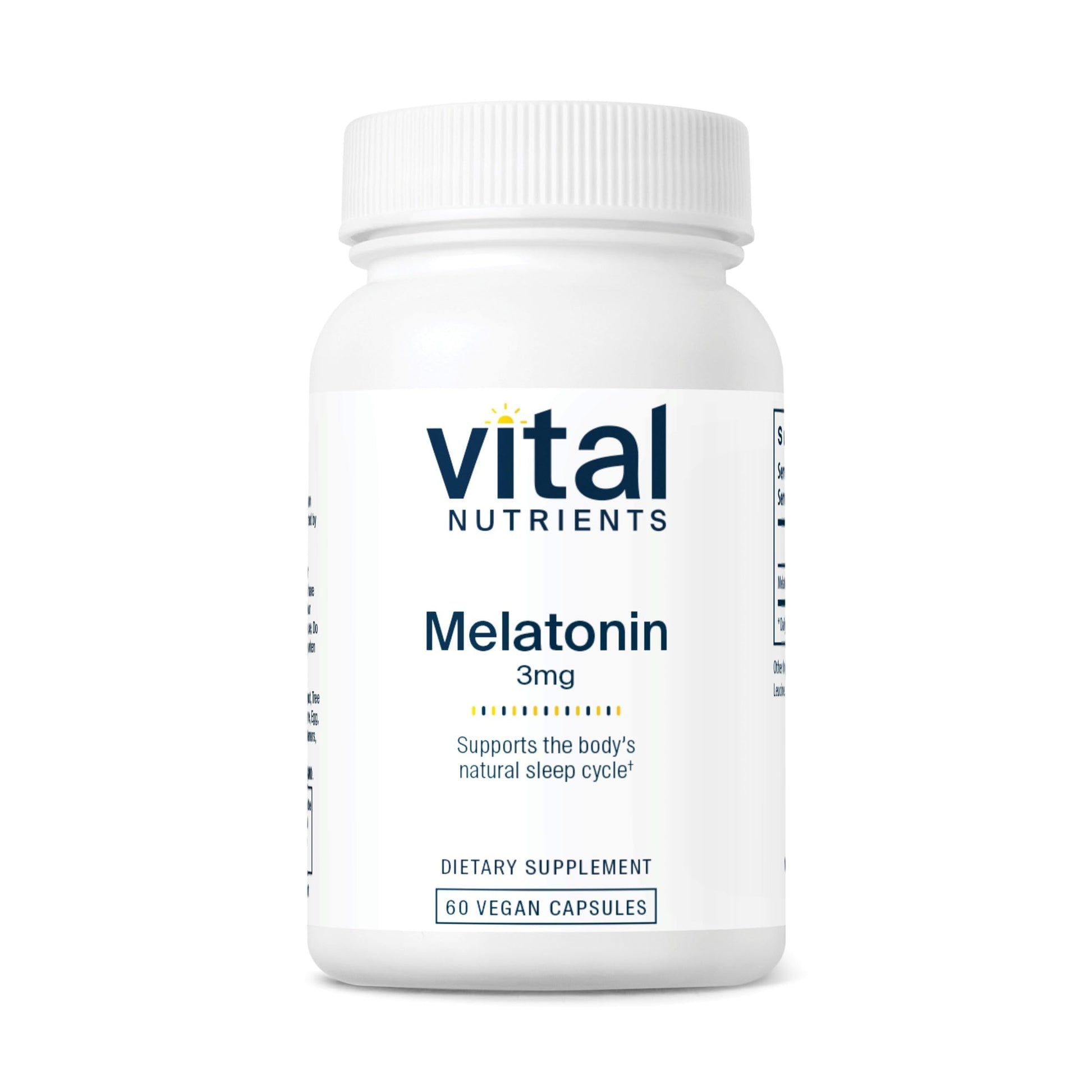 Vital Nutrients Melatonin 3mg Capsule 60 Count