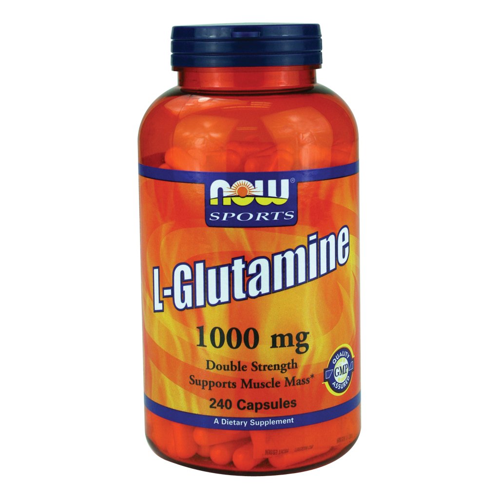 NOW Foods L-Glutamine 1000mg Capsule, 240 Count
