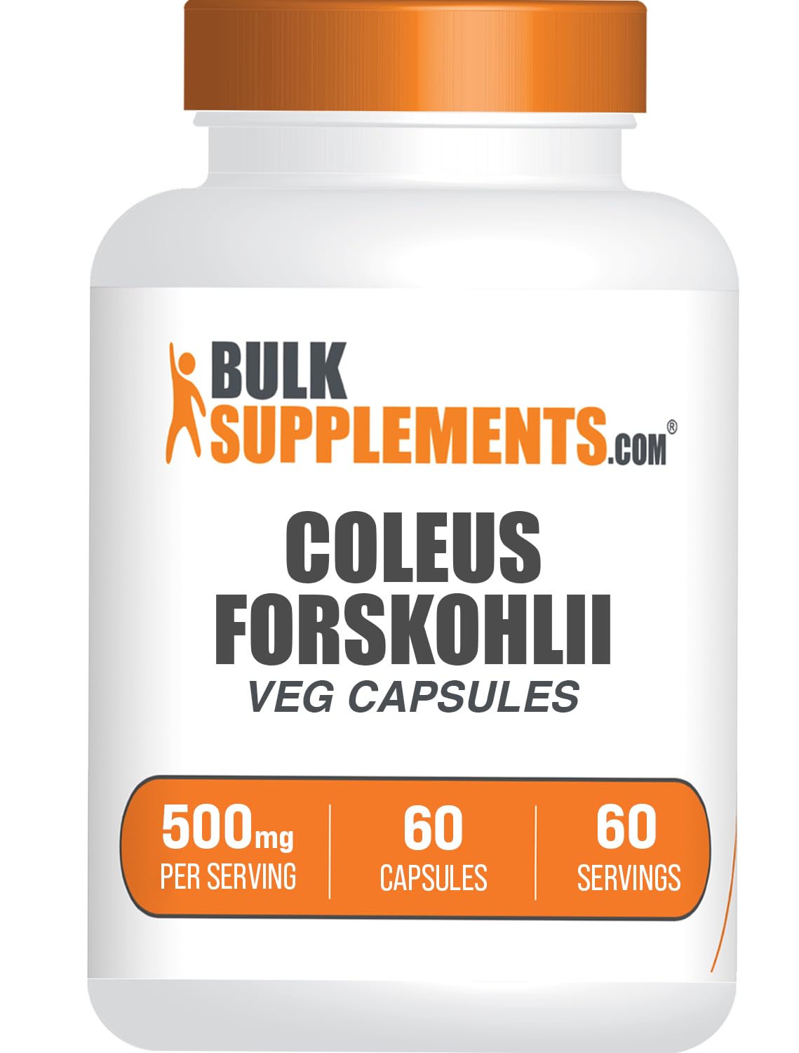 BulkSupplements Coleus Forskohlii Extract Capsules, 60 Capsules
