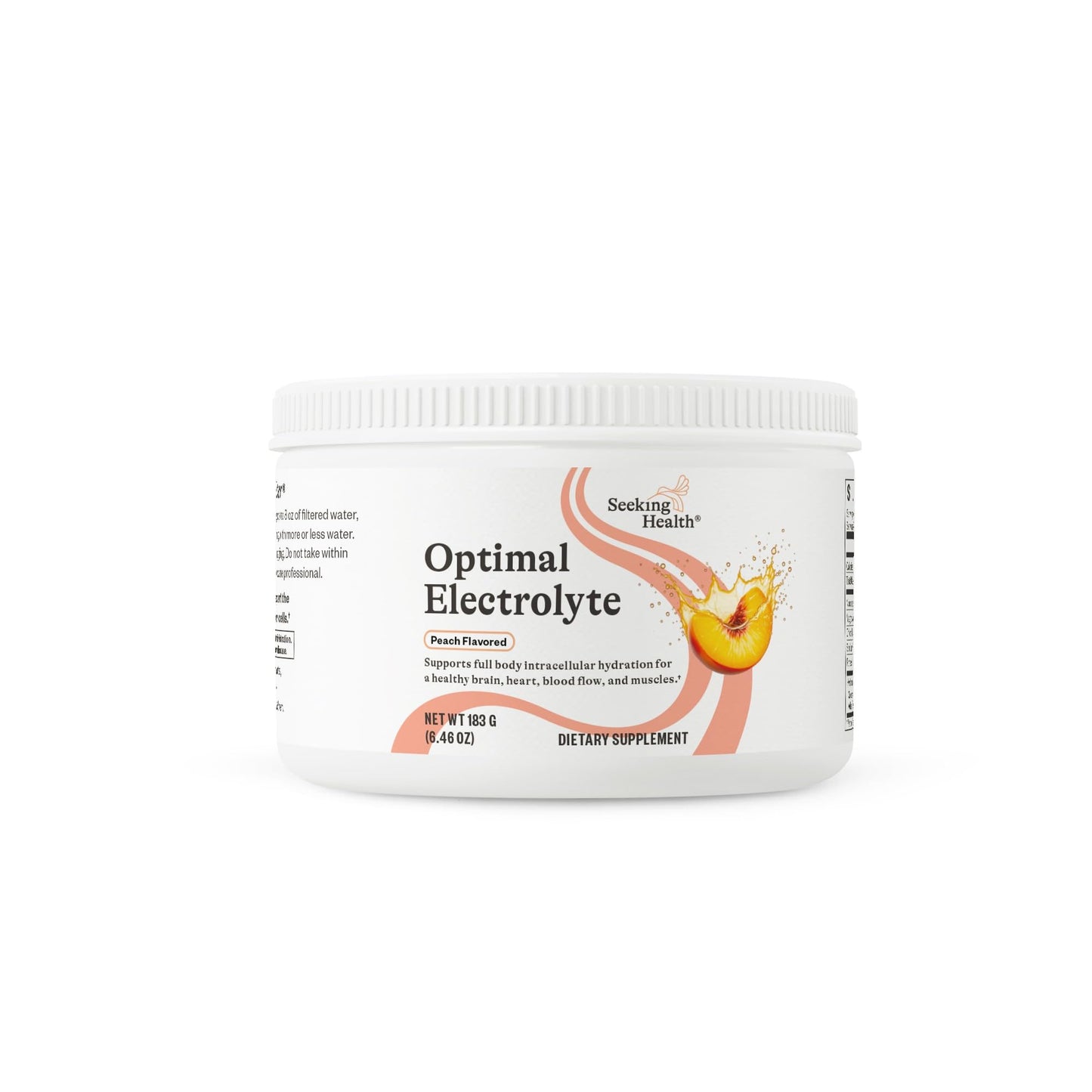 Seeking Health Optimal Electrolyte Peach Powder 6.46 Ounces