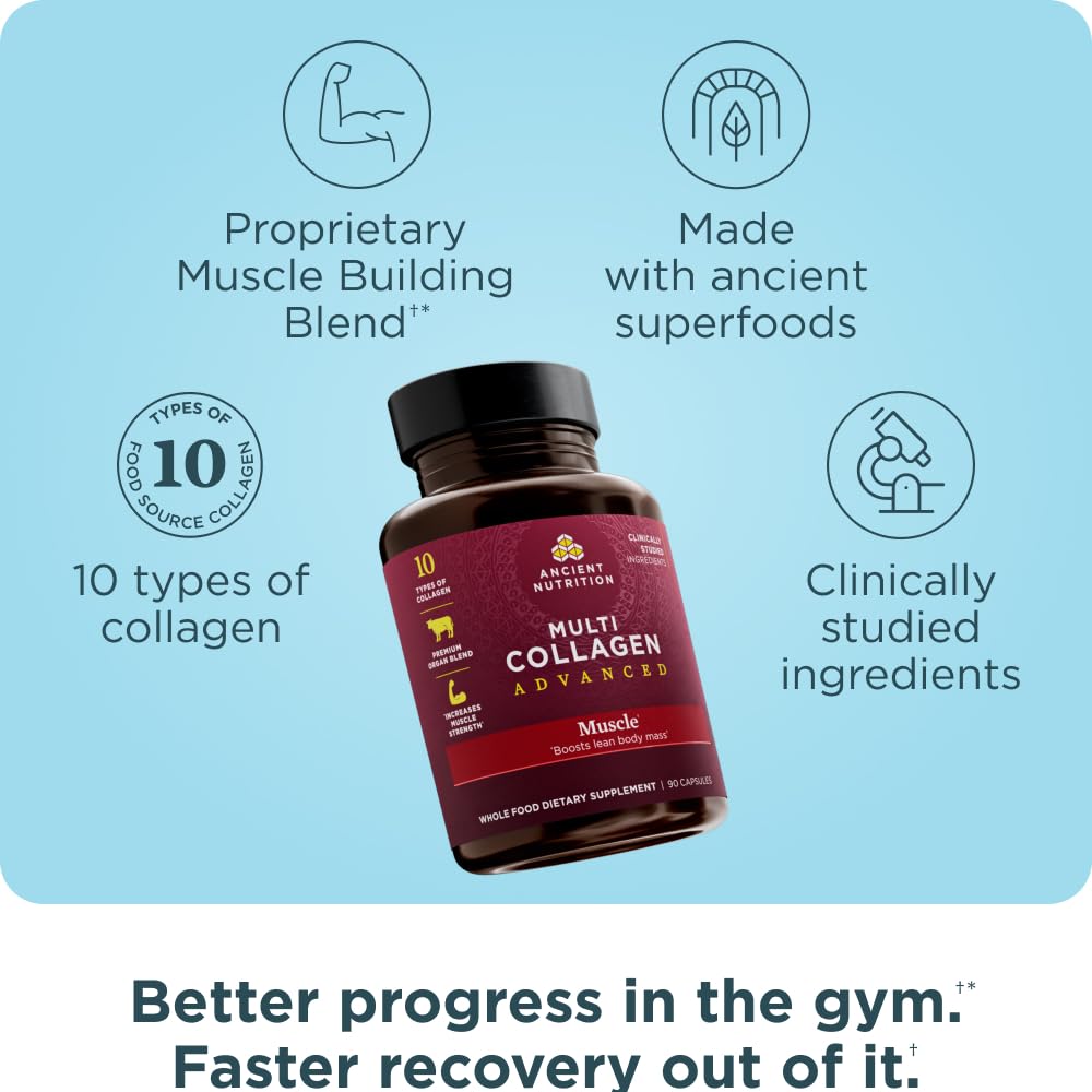 Ancient Nutrition Multi Collagen Peptides Capsules 91 Count