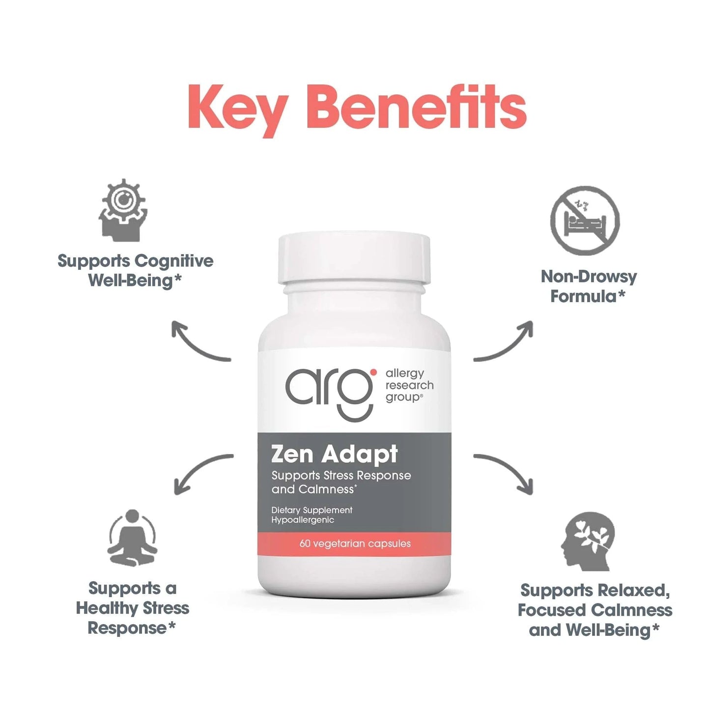 Allergy Research Group ZenMind Adapt Capsules, 60 Capsules