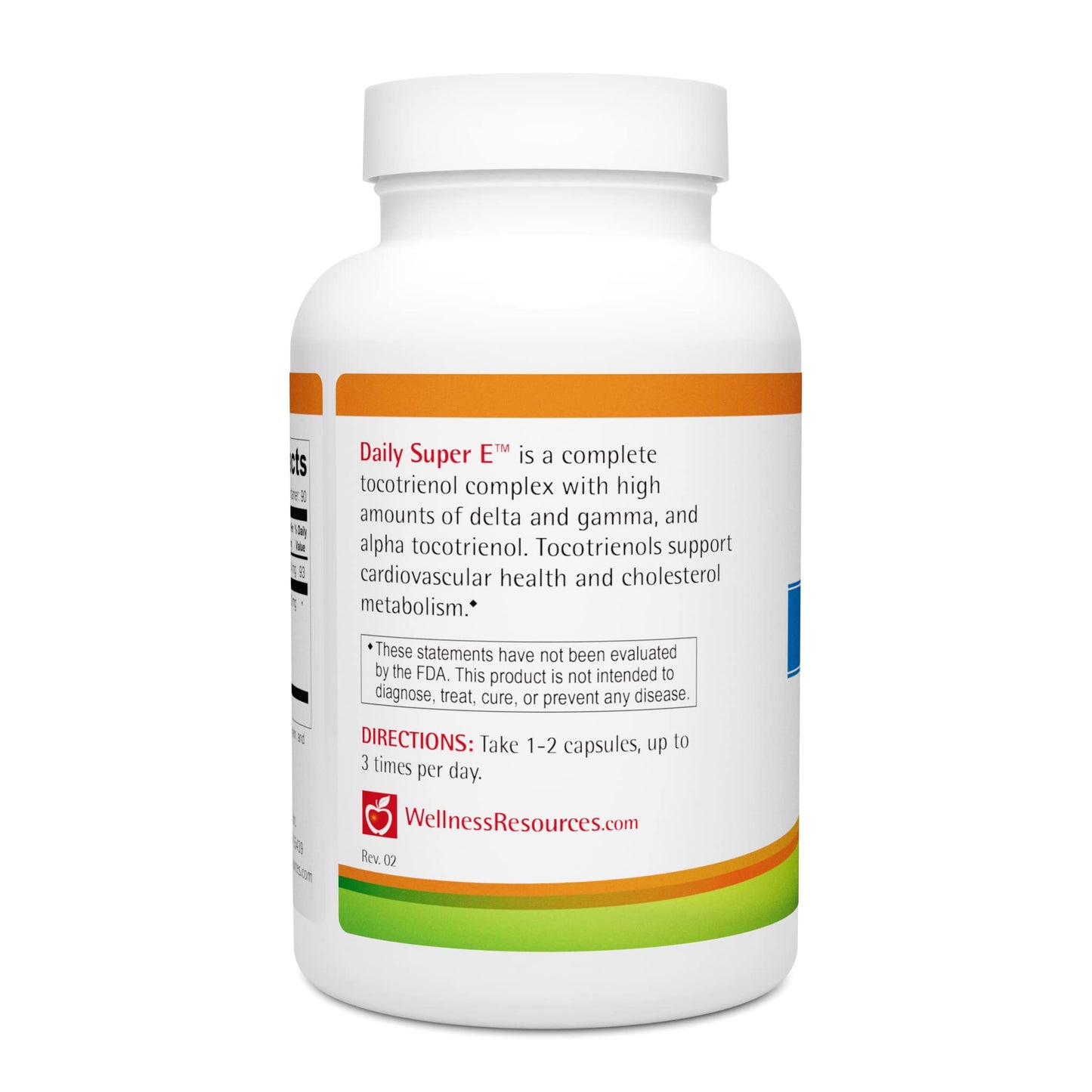 Wellness Resources Daily Super E Tocotrienol Complex Softgels 180