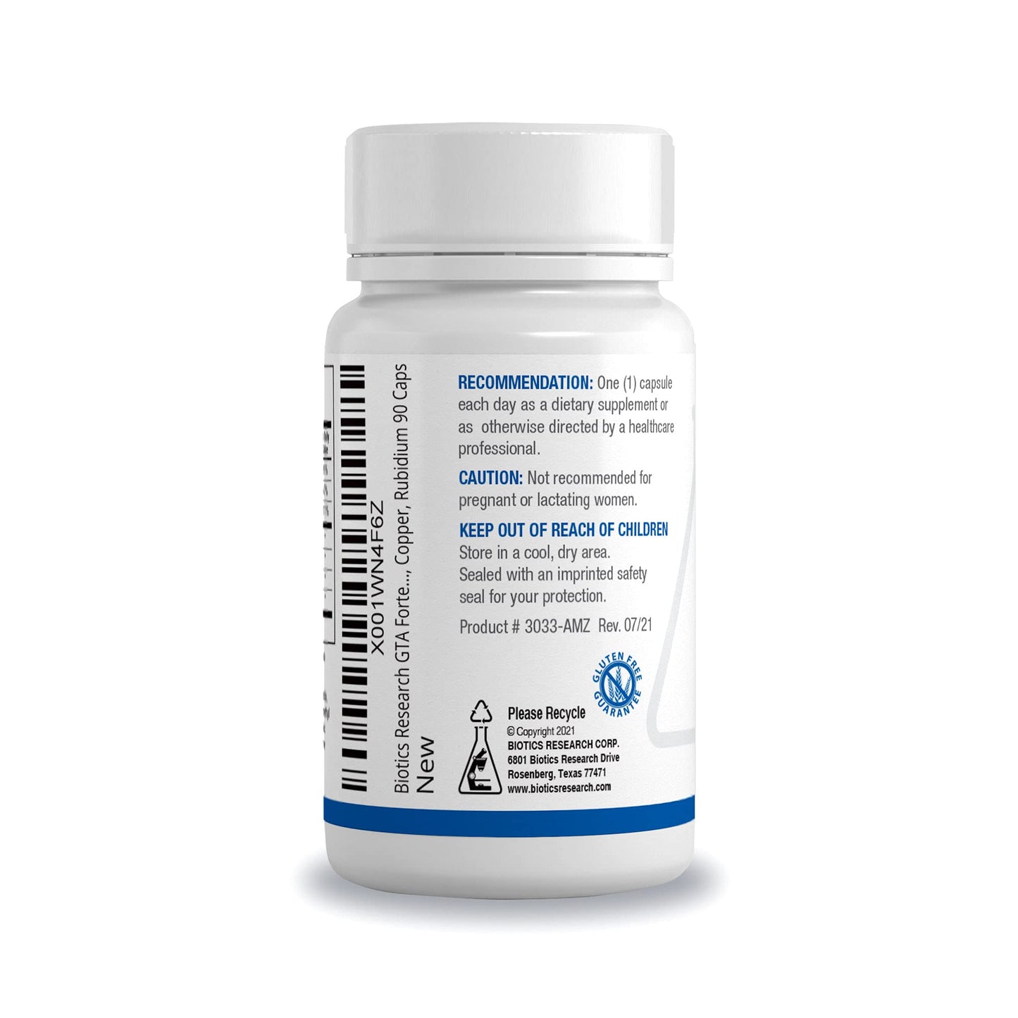 BIOTICS RESEARCH GTA-Forte Endocrine Glands Support Capsules 90