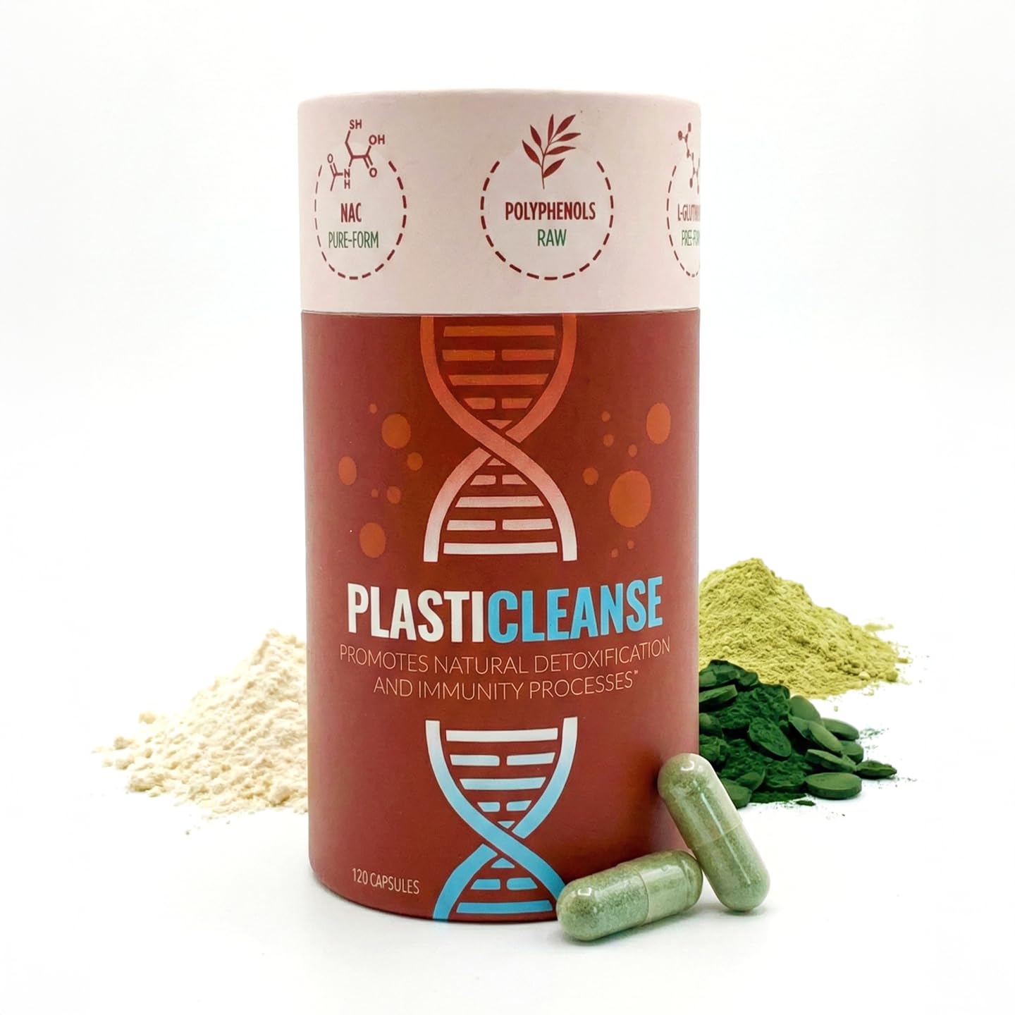 Daily Fix Wellness PlastiCleanse Full Body Detox Capsule 120 Count