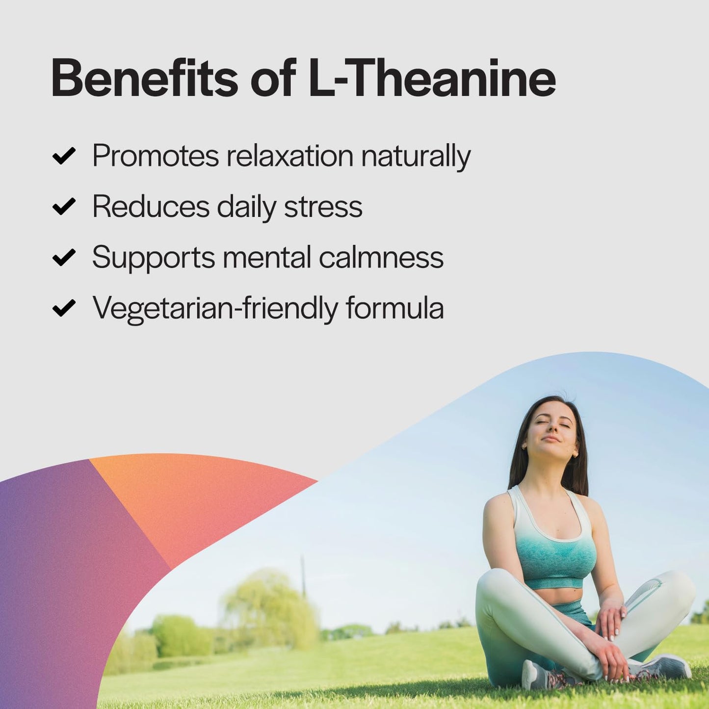 PureFormulas L-Theanine Supplement 100 mg Capsule 120 Count