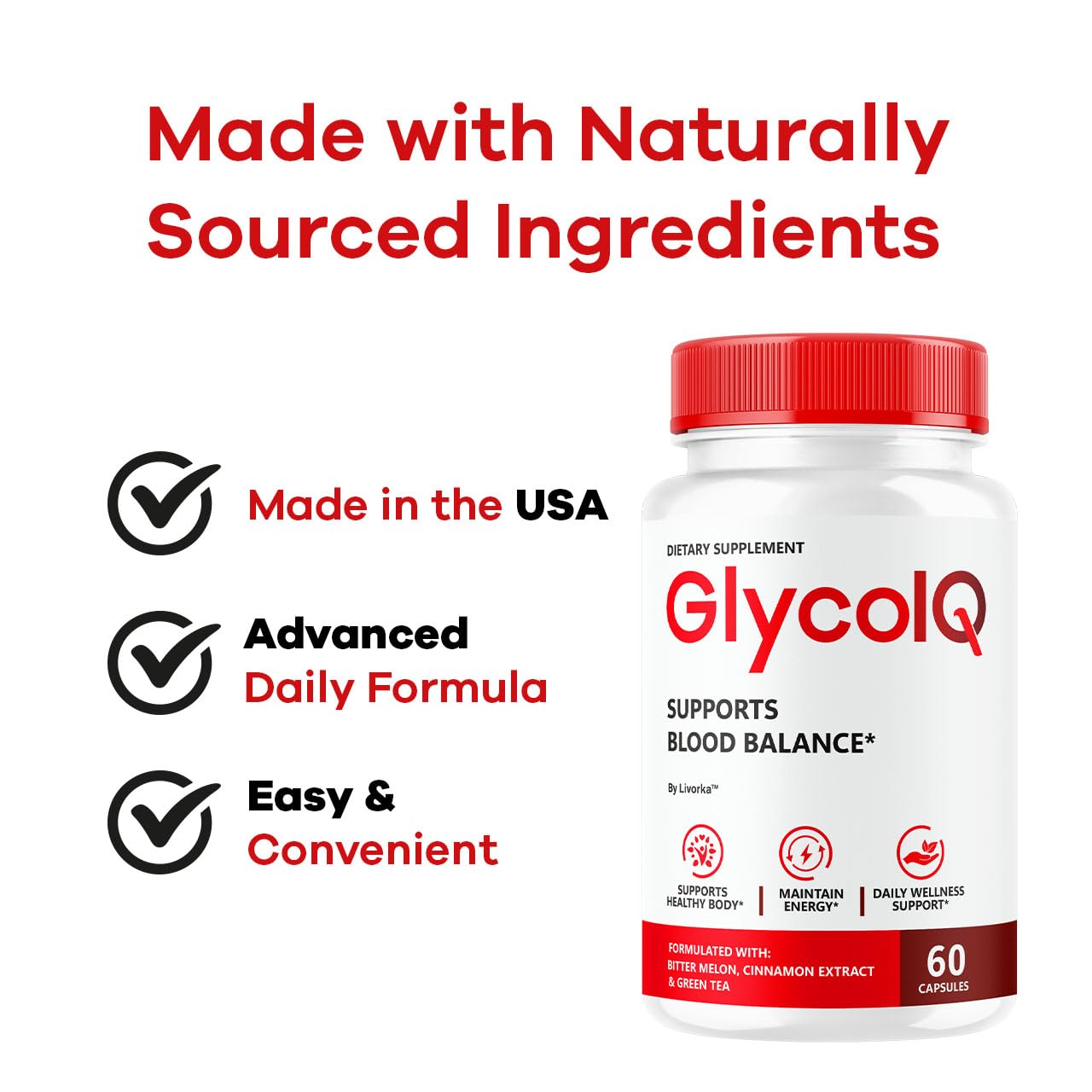 LIVORKA GlycoIQ Capsules 120 Capsules