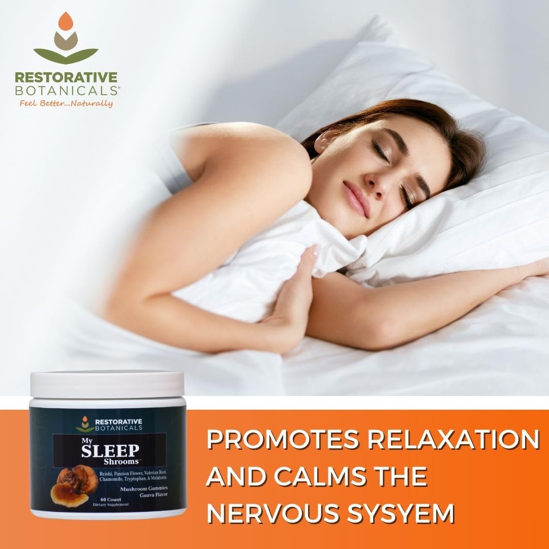 Restorative Botanicals My Sleep Shrooms Gummy, 60 Count