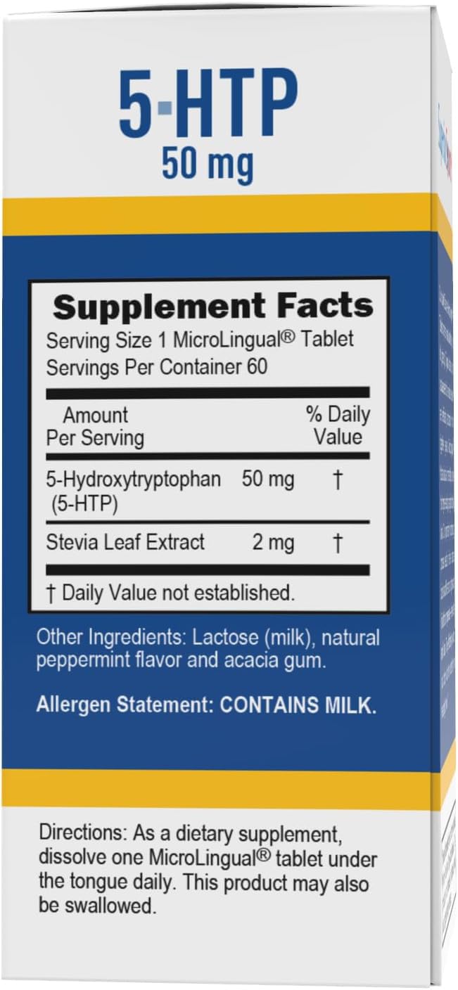Superior Source 5-HTP 50 mg Tablets, 60 Count