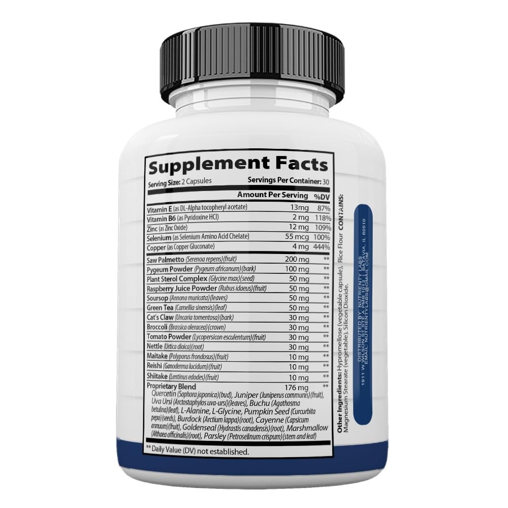 Zonata Prosta Surge X Prostate Support Supplement ProstaSurge X Male Support Capsules 180