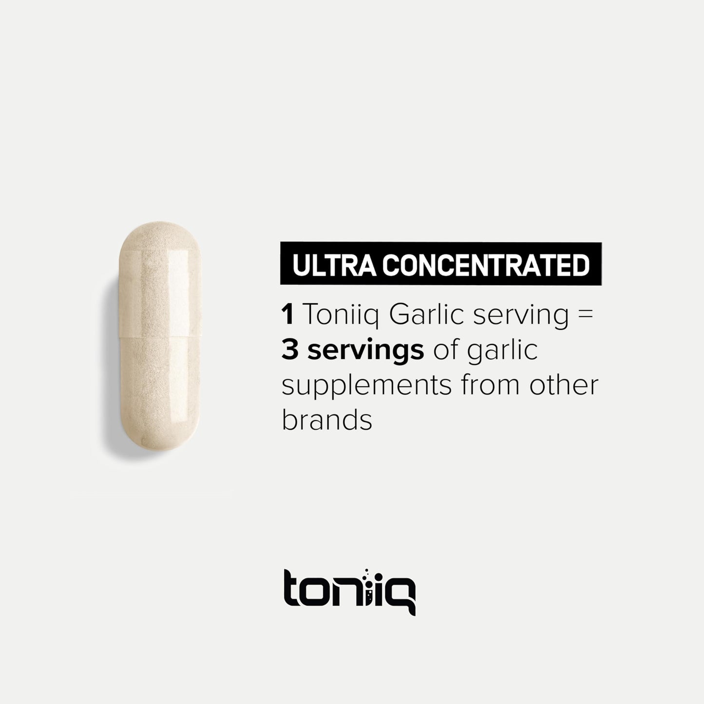 Toniiq Garlic Capsules 60 Count